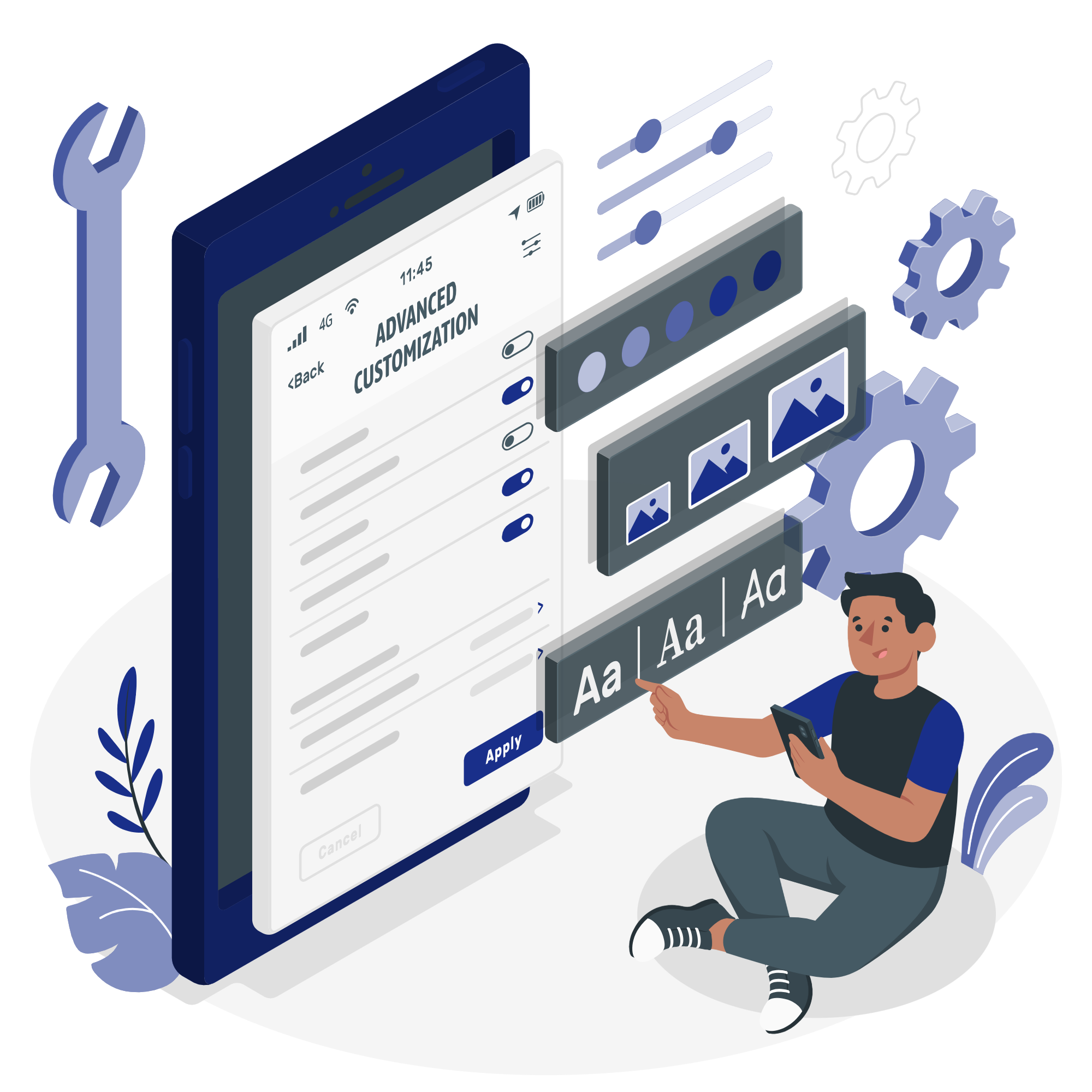 Customize and publish your website